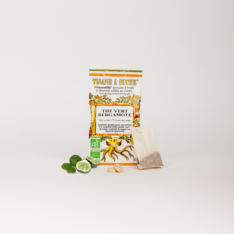 Biopastilles Bio Thé Vert Bergamote