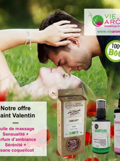 KIT AMOUREUX / SAIN VALENTIN BIO (3 produits)
