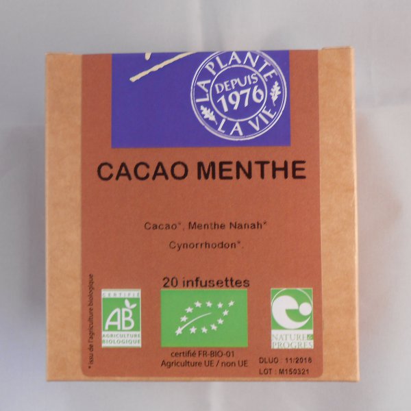 CACAO MENTHE BIO Infusettes *