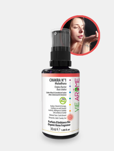 Parfum d'ambiance Chakra 1 Racine Muladhara Bio Vie Arôme