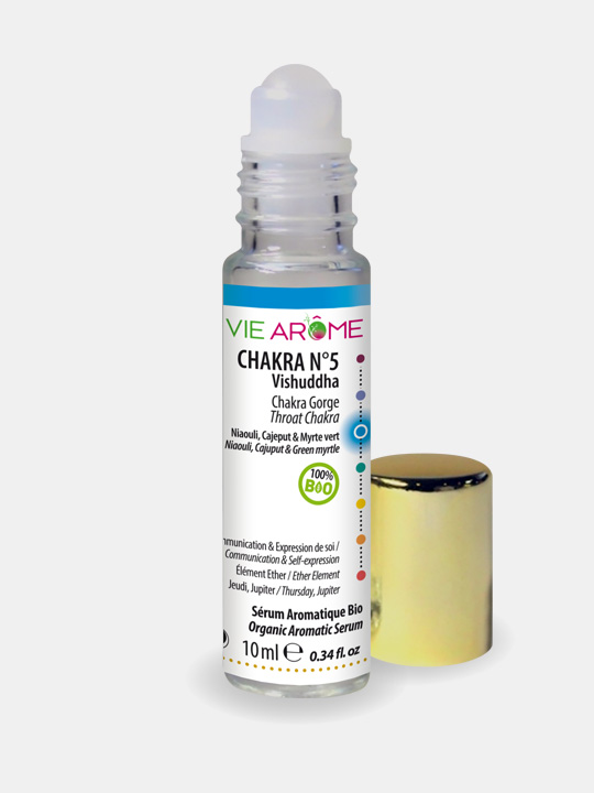 Roll-on Sérum Chakra n°5 Gorge Vishuddha Bio Vie Arôme
