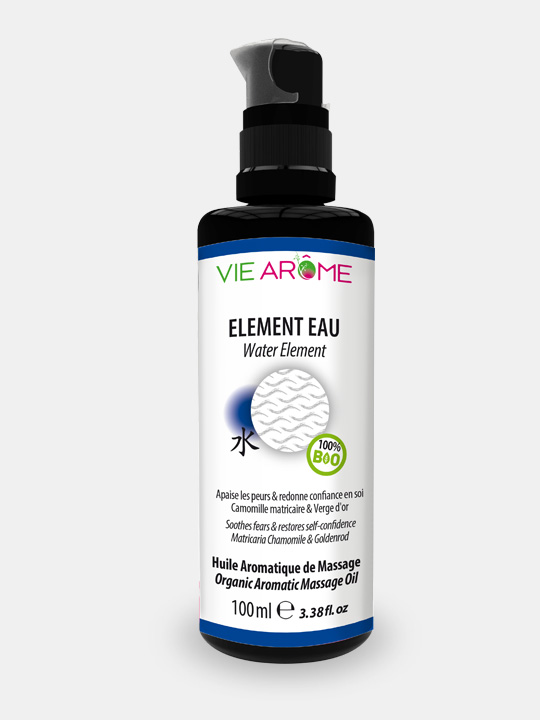 Huile de massage Elément Eau Bio Vie Arôme