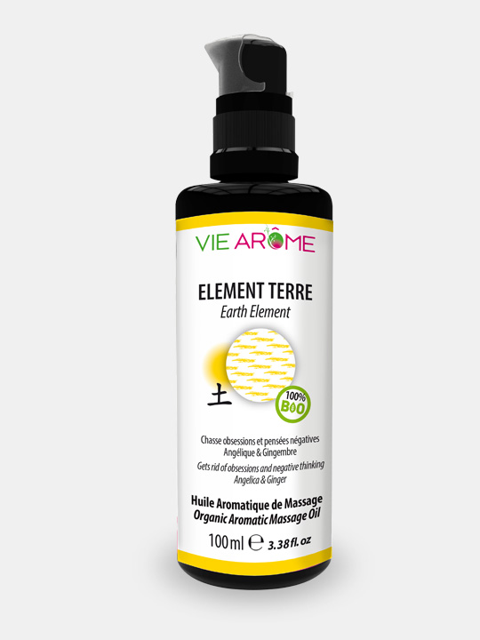 Huile de massage Bio Elément Terre
