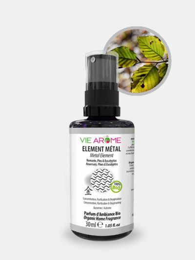 Parfum d'ambiance Bio Elément Métal Vie Arôme