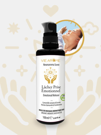Huile de massage Lâcher prise émotionnel Bio Vie Arôme