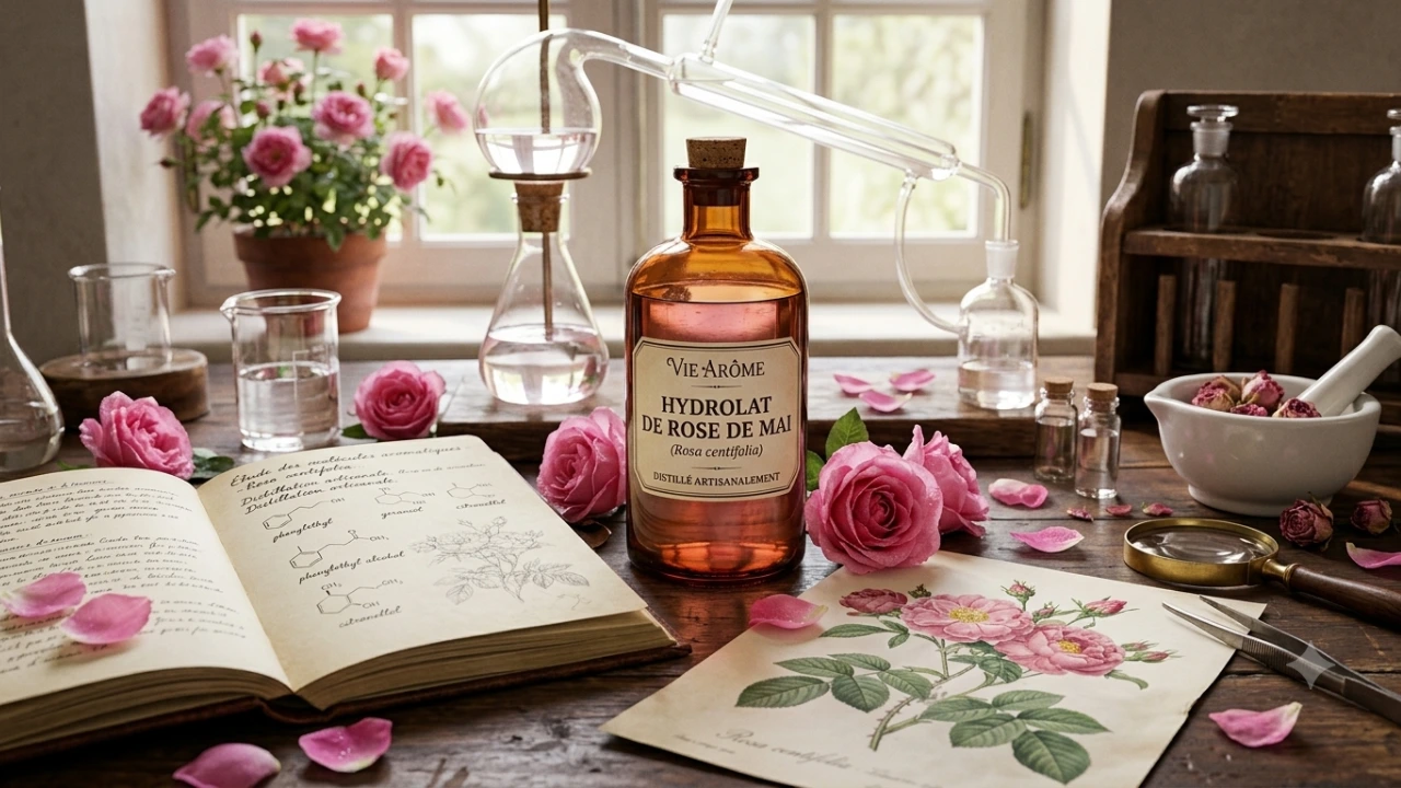 L'empreinte de la Rose de Mai dans les créations Vie Arôme